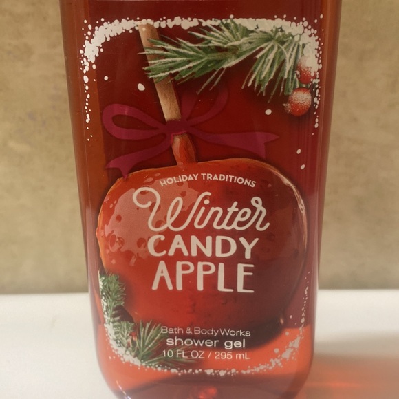 New Bath & Body Works Winter Candy Apple Shower Gel 10fl oz - Picture 4 of 4